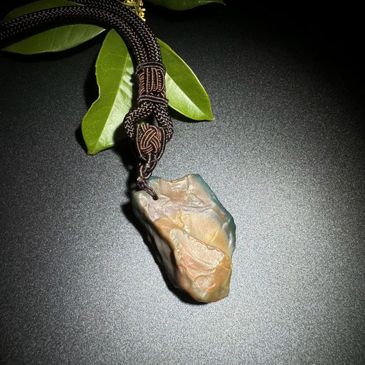 Himalayas Natural Amazonite Rare Stone Hand Rope