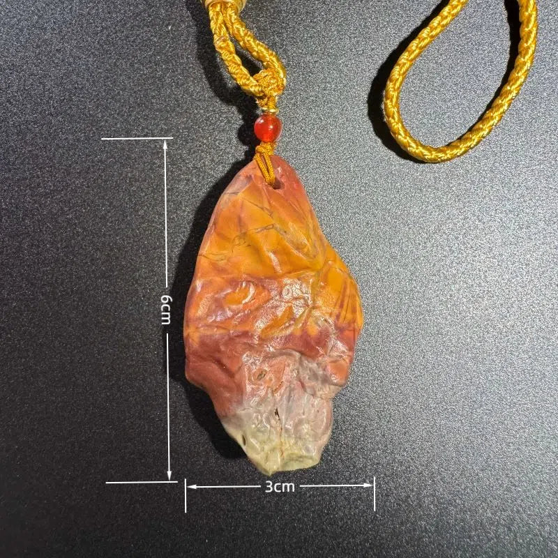 Himalayas Natural Sunstone Rare Stone Hand Rope