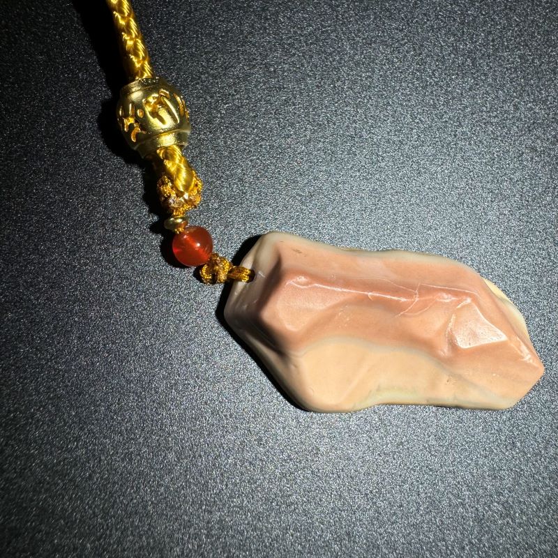 Himalayas Natural Morganite Rare Stone Hand Rope