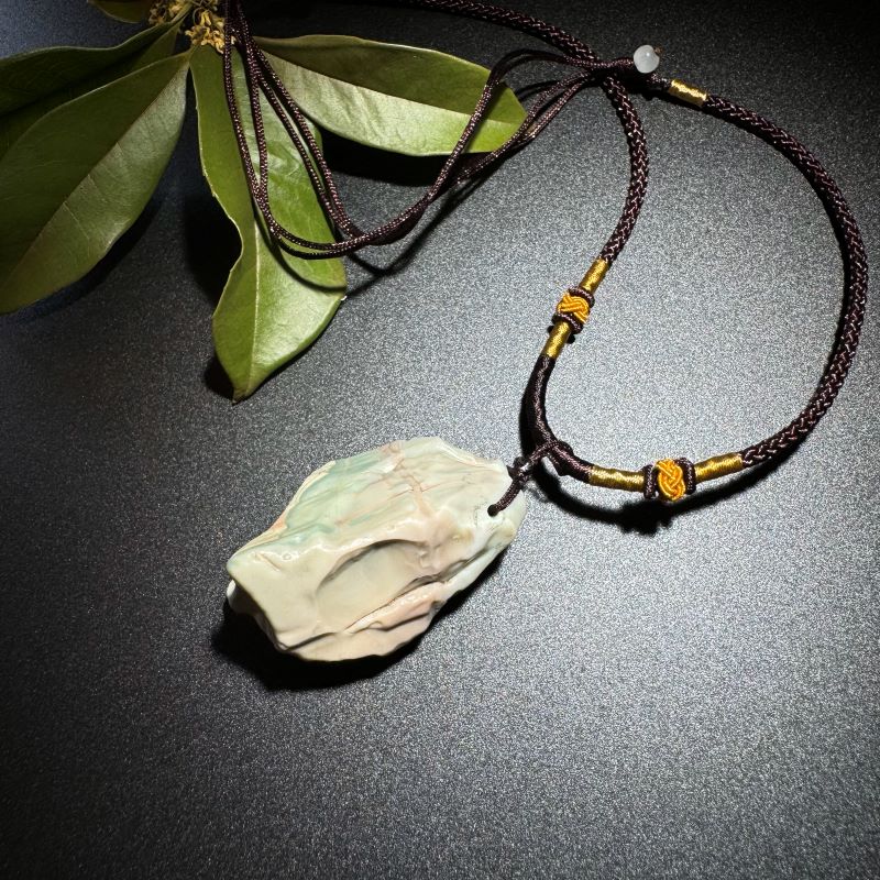 Himalayas Natural Citrine Rare Stone Pendant