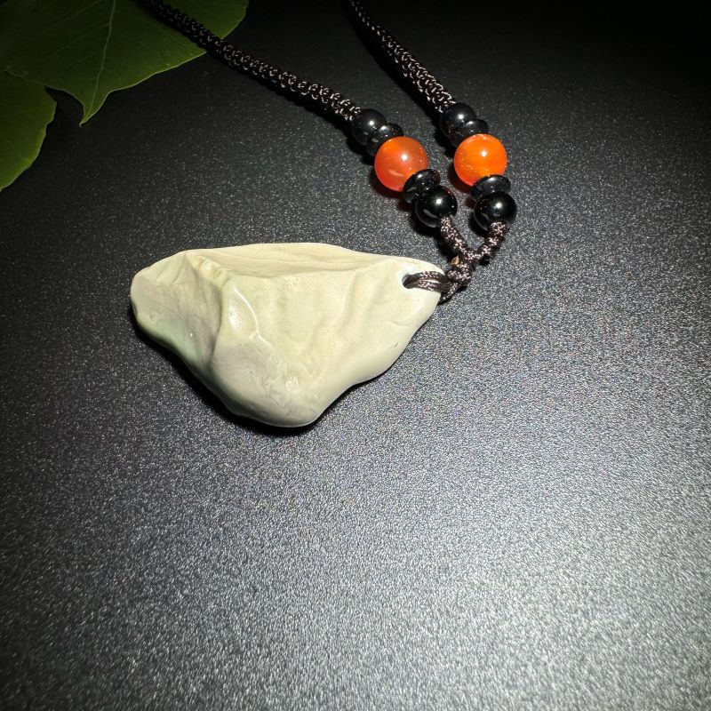 Himalayas Natural Amazonite Rare Stone Pendant