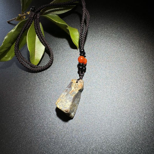 Himalayas Natural Carnelian Rare Stone Pendant