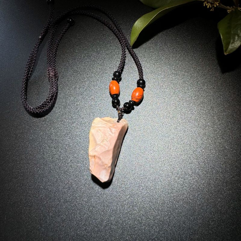 Himalayas Natural Rhodonite Rare Stone Pendant