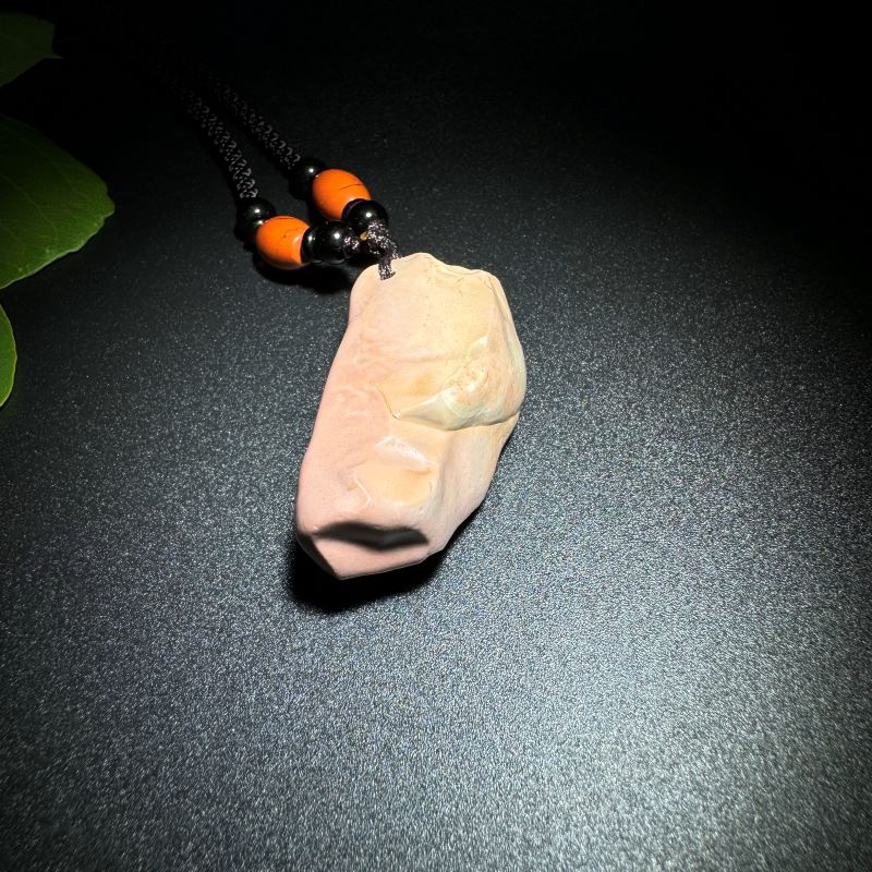 Himalayas Natural Rhodonite Rare Stone Pendant