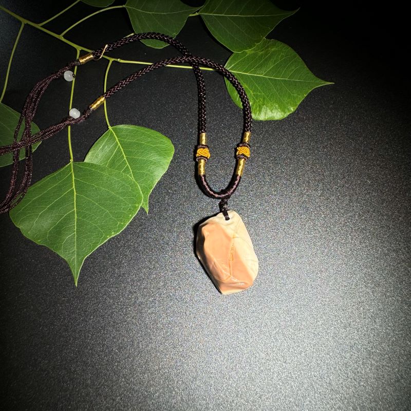 Himalayas Natural Jasper Rare Stone Pendant