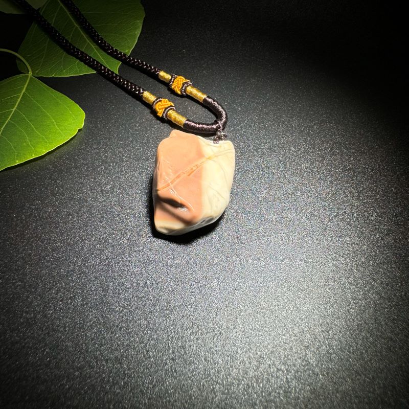 Himalayas Natural Jasper Rare Stone Pendant