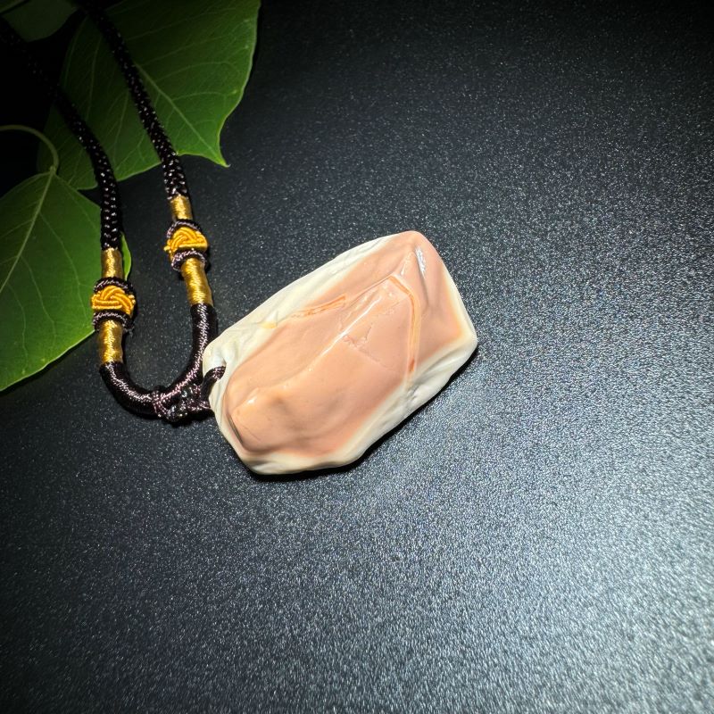 Himalayas Natural Jasper Rare Stone Pendant