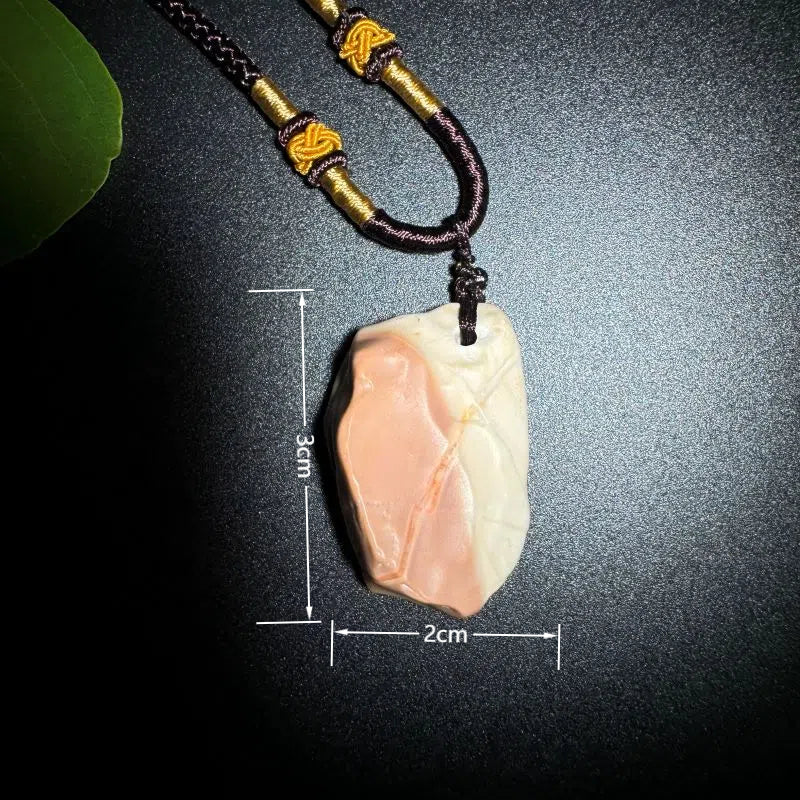 Himalayas Natural Jasper Rare Stone Pendant