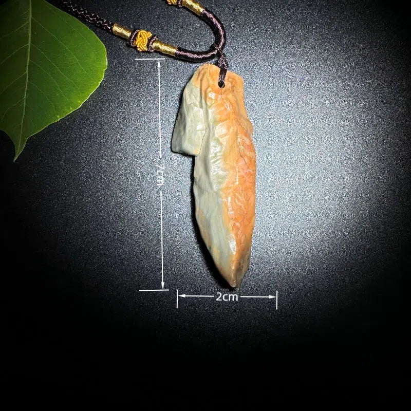 Himalayas Natural Fluorite Rare Stone Pendant