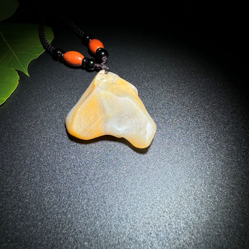 Himalayas Natural Sunstone Rare Stone Pendant