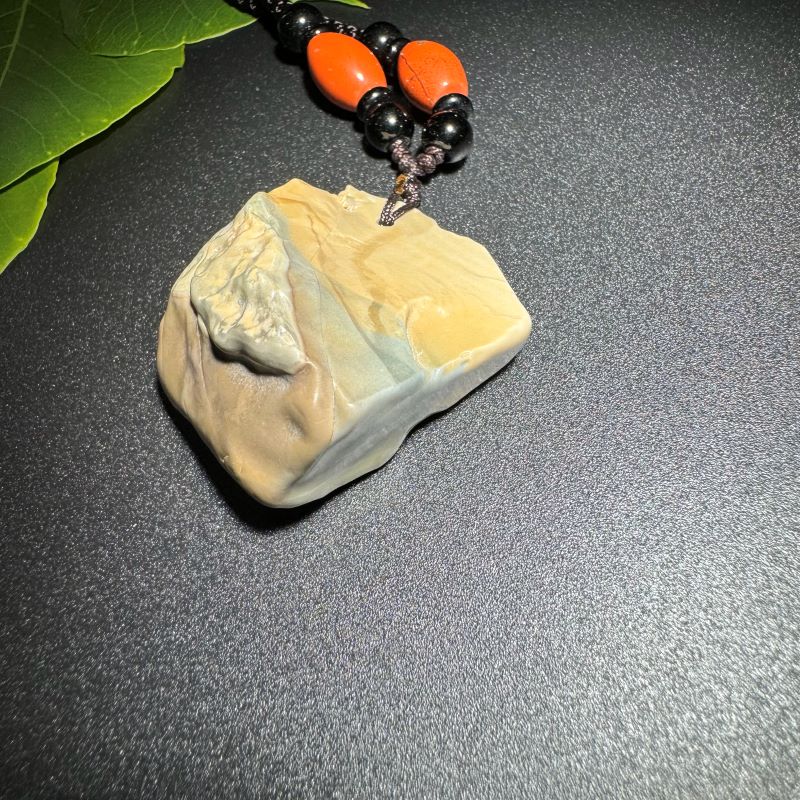 Himalayas Natural Iolite Rare Stone Pendant