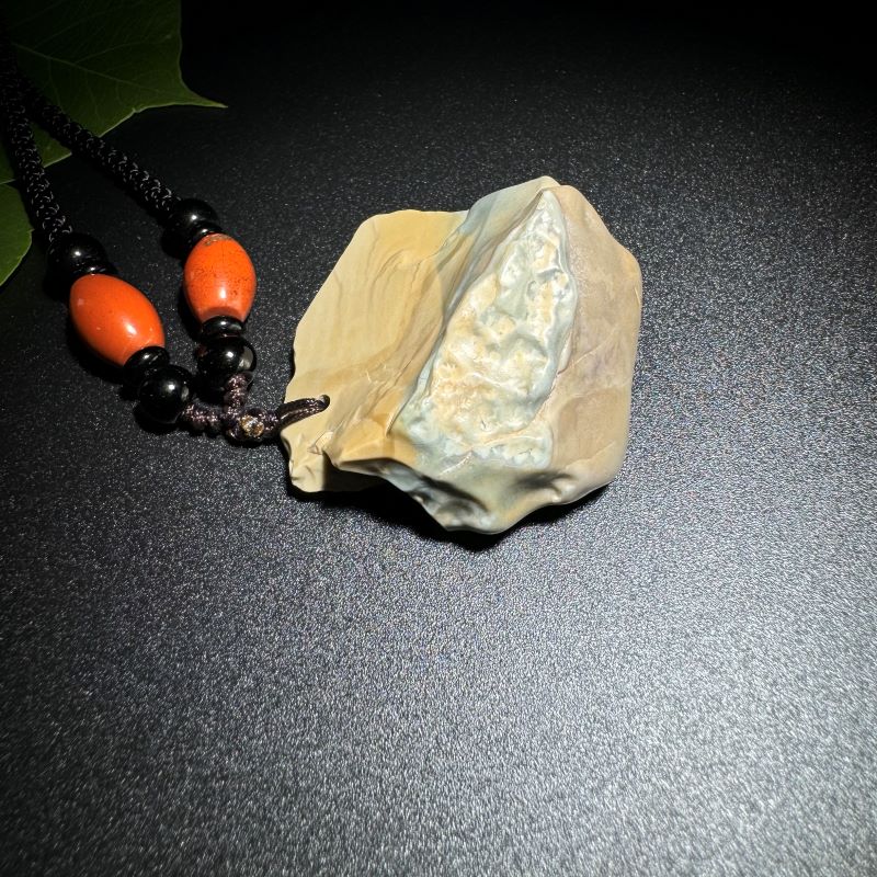 Himalayas Natural Iolite Rare Stone Pendant