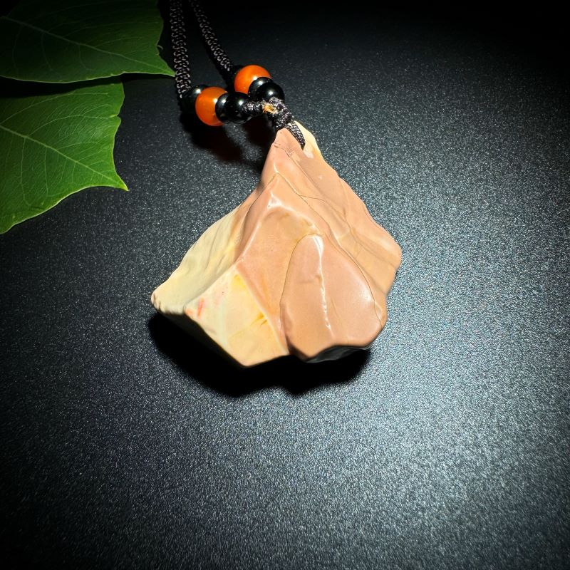 Himalayas Natural Aegirine Rare Stone Pendant