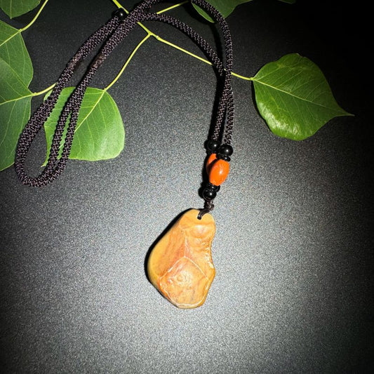 Himalayas Natural Beryllonite Rare Stone Pendant