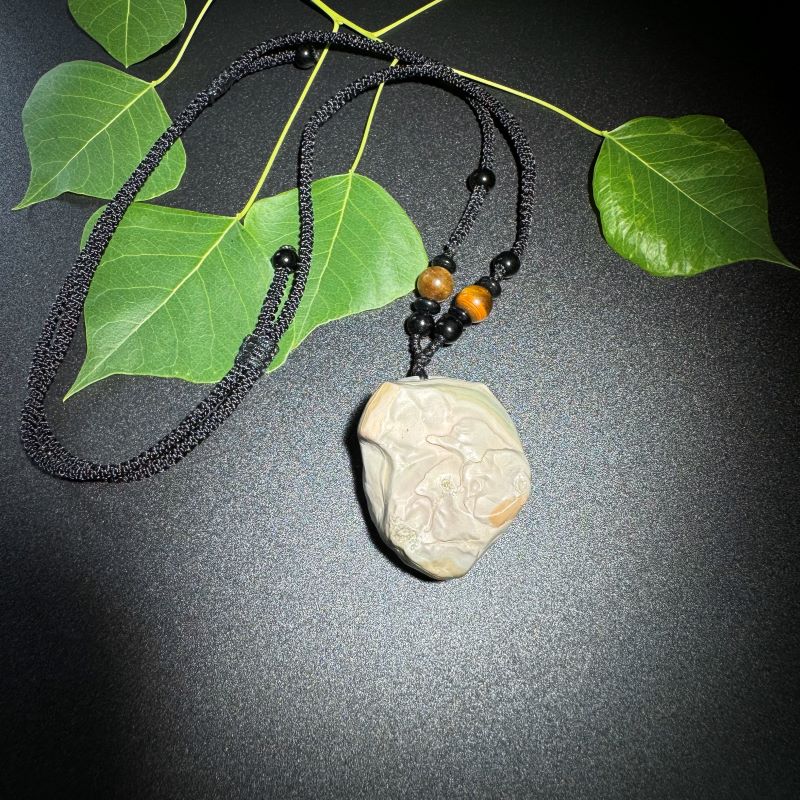 Himalayas Natural Epidote Rare Stone Pendant