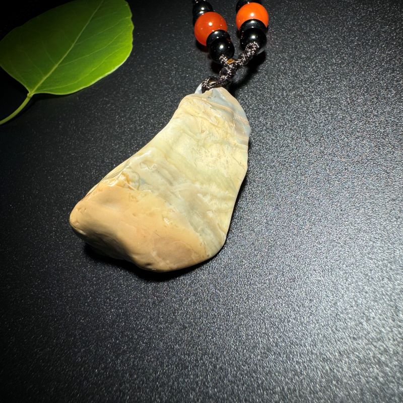 Himalayas Natural Hessonite Rare Stone Pendant