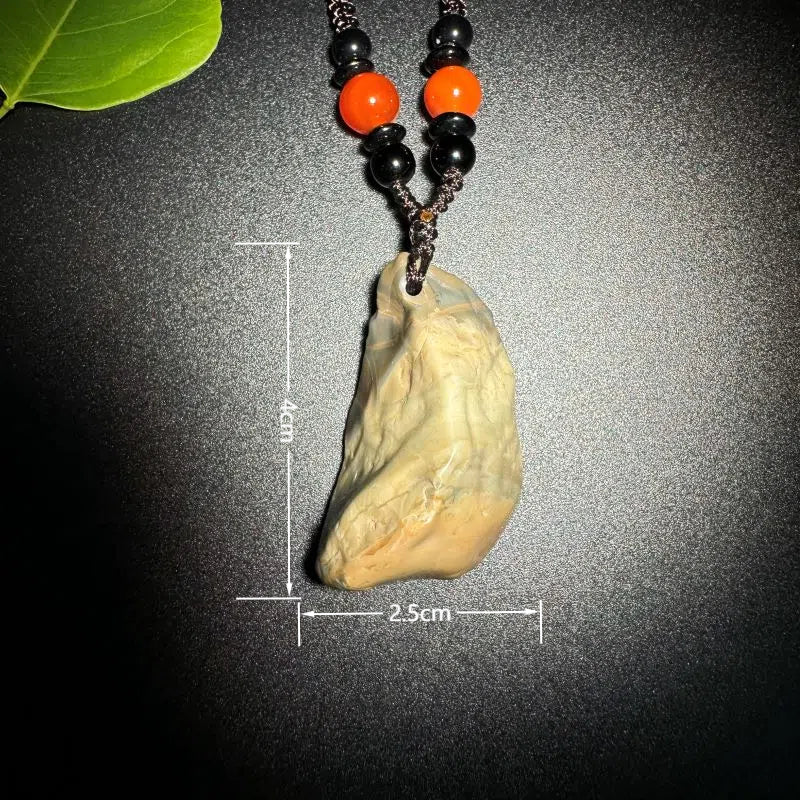 Himalayas Natural Hessonite Rare Stone Pendant