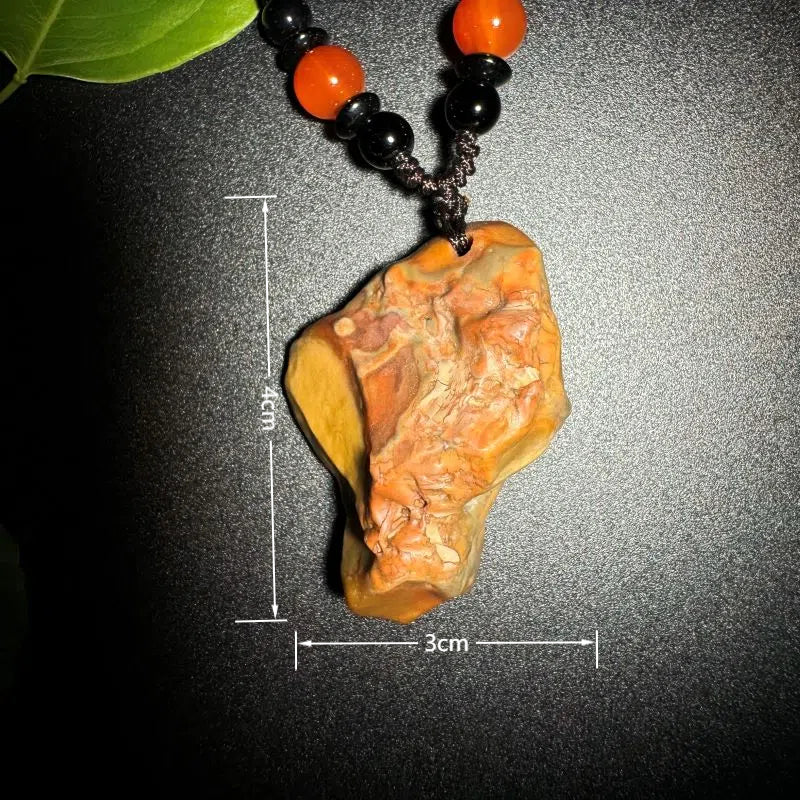 Himalayas Natural Hypersthene Rare Stone Pendant