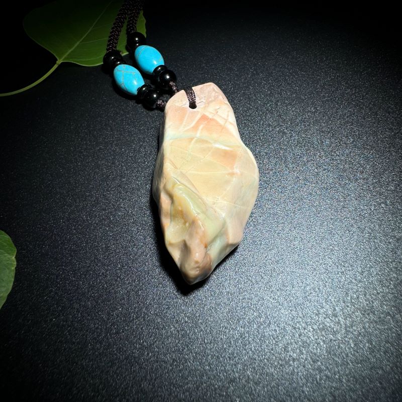 Himalayas Natural Jadeite Rare Stone Pendant