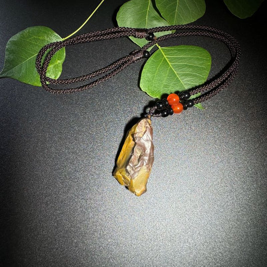 Himalayas Natural Pyrophyllite Rare Stone Pendant