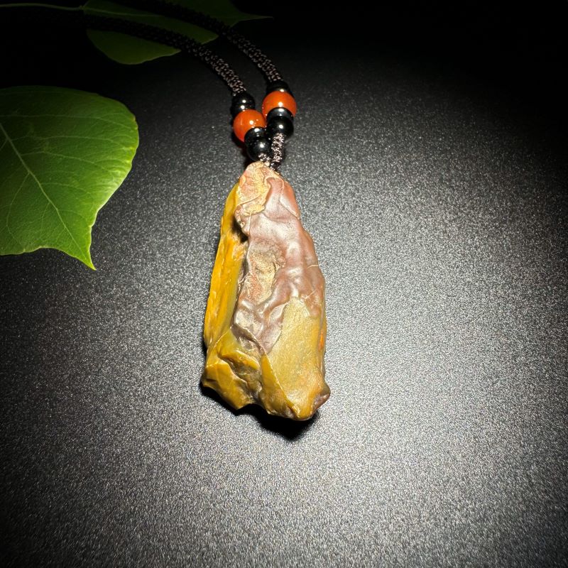 Himalayas Natural Pyrophyllite Rare Stone Pendant