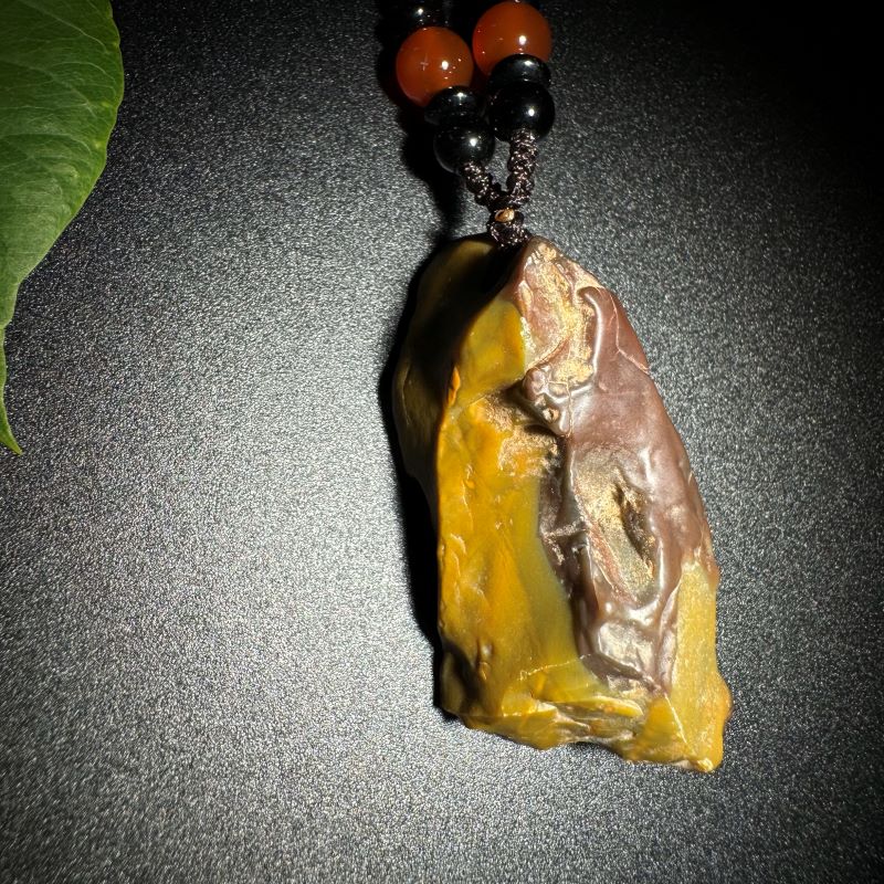 Himalayas Natural Pyrophyllite Rare Stone Pendant