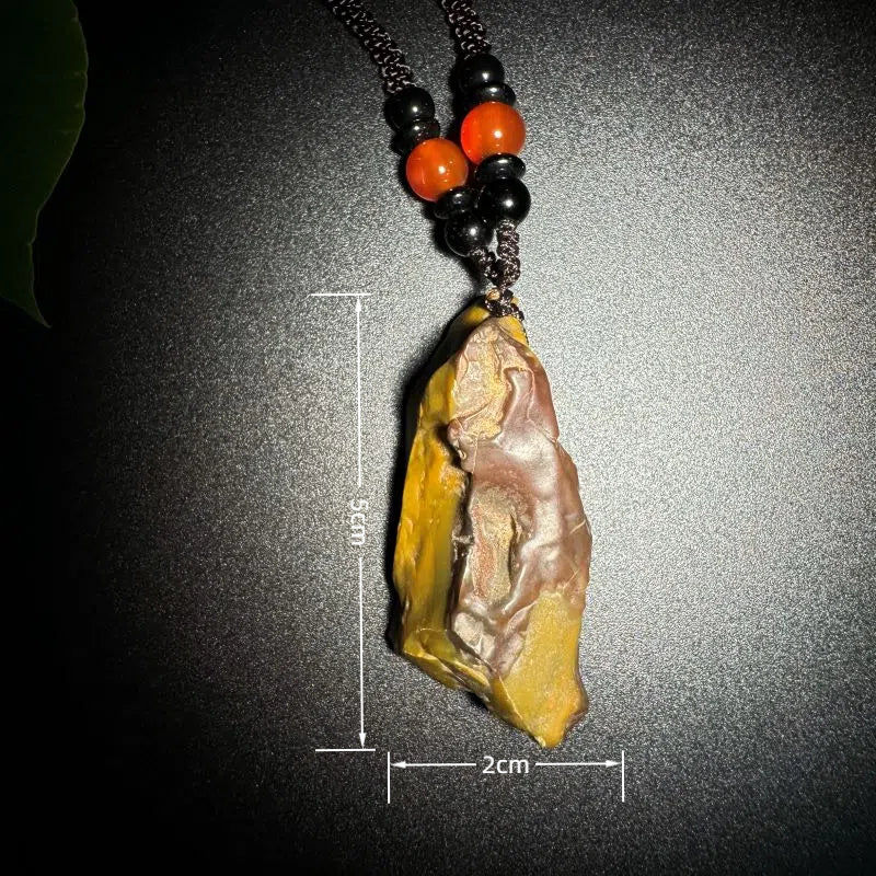 Himalayas Natural Pyrophyllite Rare Stone Pendant