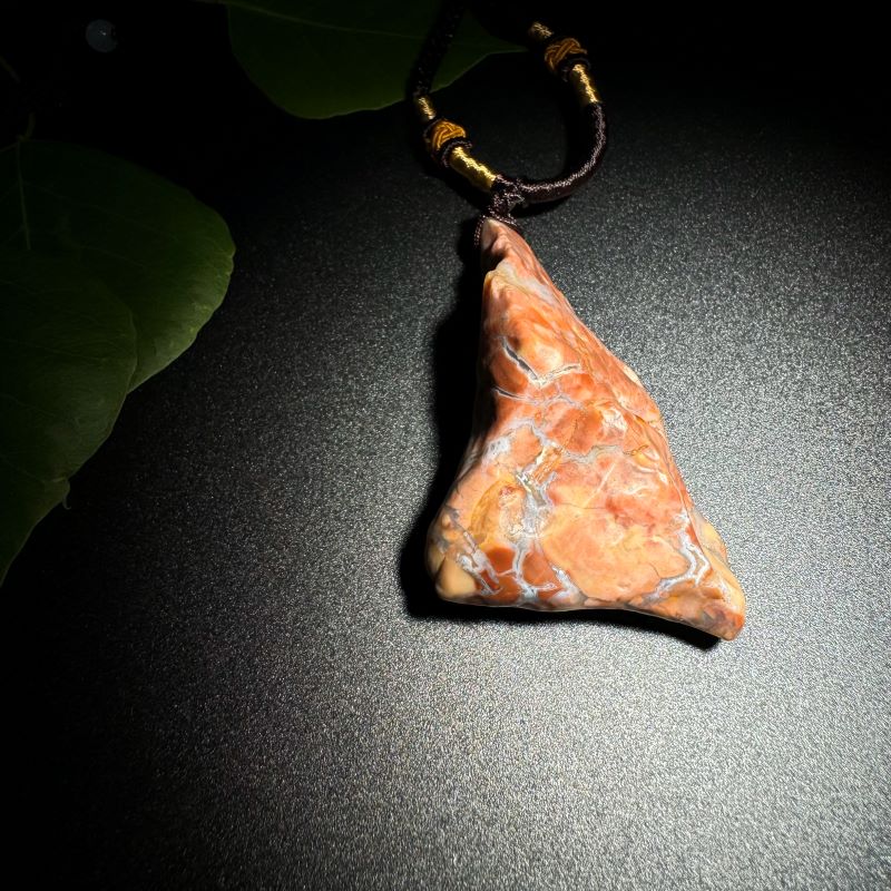 Himalayas Natural Sillimanite Rare Stone Pendant