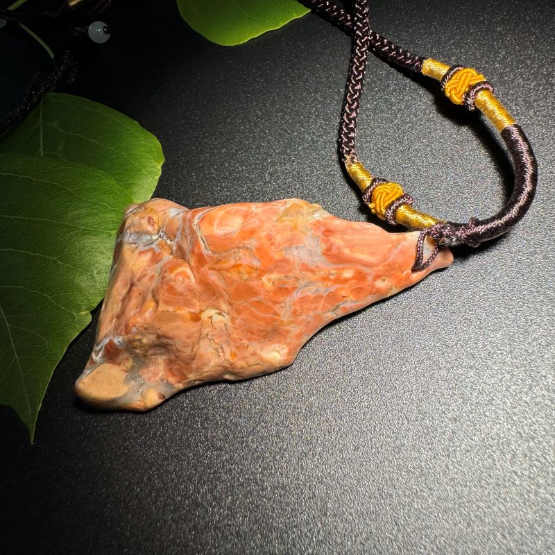 Himalayas Natural Sillimanite Rare Stone Pendant