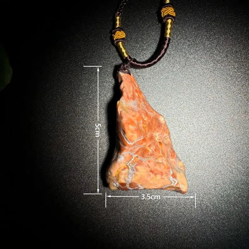 Himalayas Natural Sillimanite Rare Stone Pendant