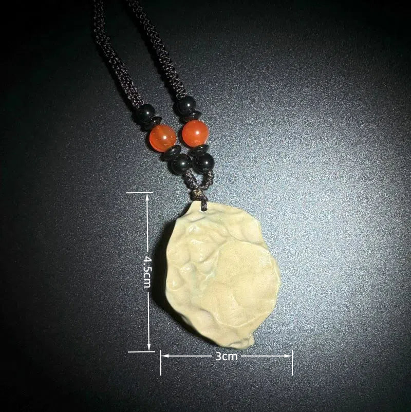 Himalayas Natural Tantalite Rare Stone Pendant