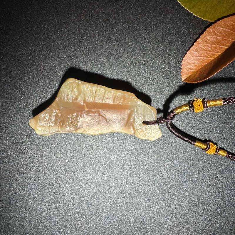 Himalayas Natural Ferroan Rare Stone Pendant