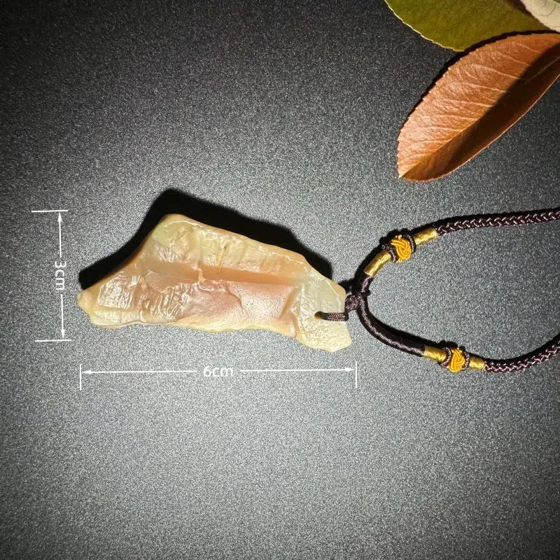 Himalayas Natural Ferroan Rare Stone Pendant