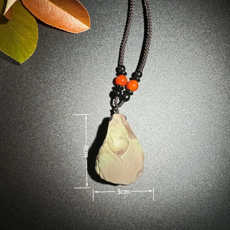 Himalayas Natural Ilmenite Rare Stone Pendant