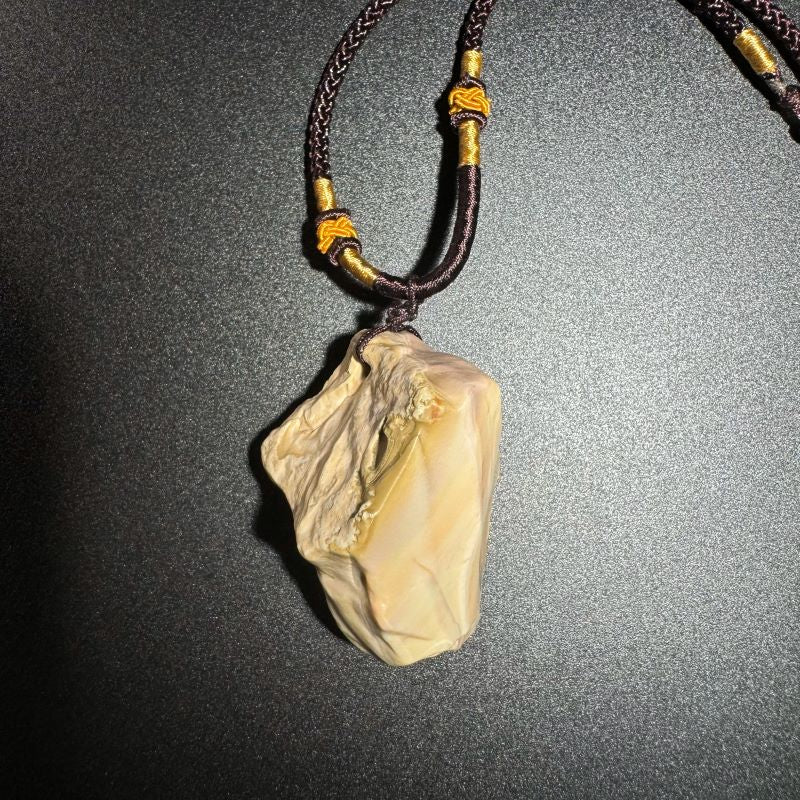 Himalayas Natural Jeremejevite Rare Stone Pendant