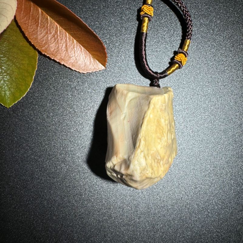 Himalayas Natural Jeremejevite Rare Stone Pendant