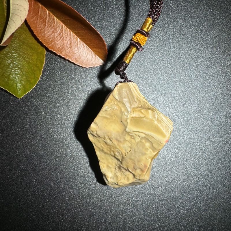 Himalayas Natural Jeremejevite Rare Stone Pendant