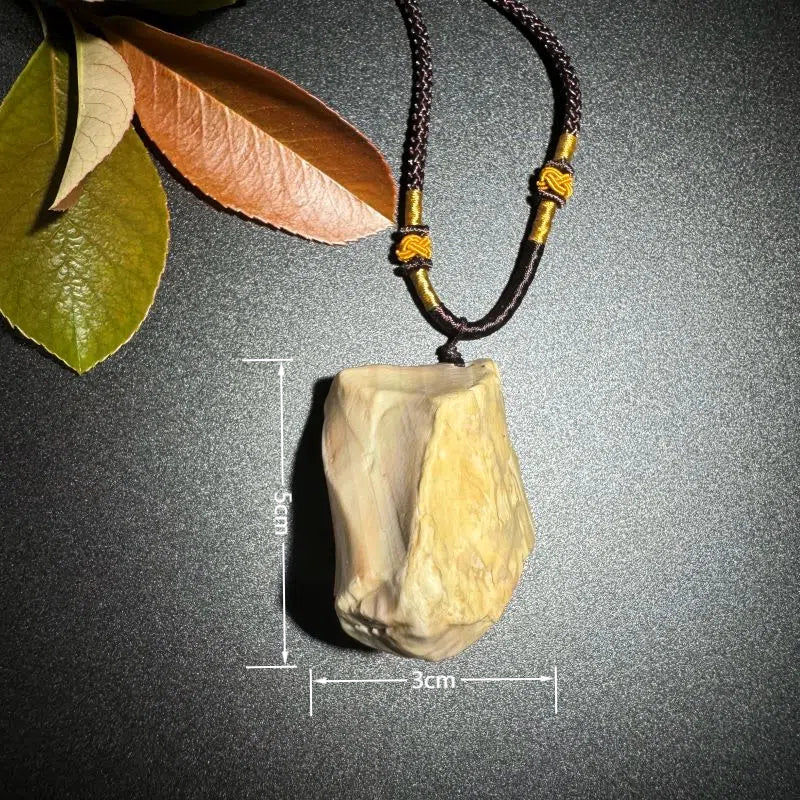 Himalayas Natural Jeremejevite Rare Stone Pendant