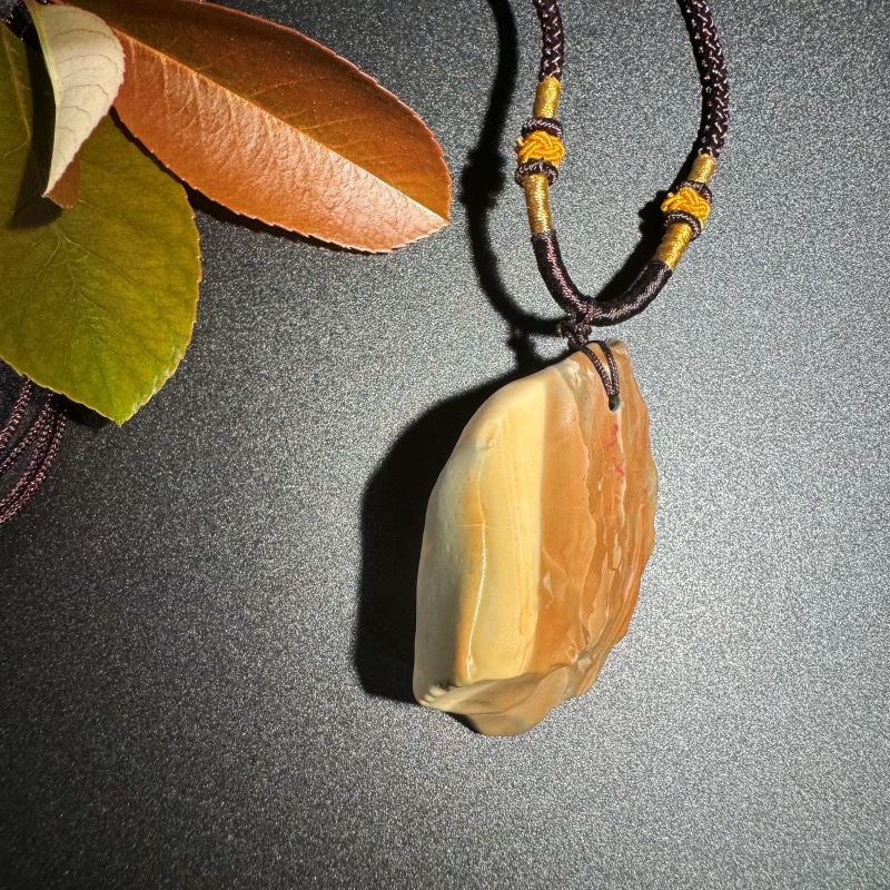 Himalayas Natural Magnetite Rare Stone Pendant