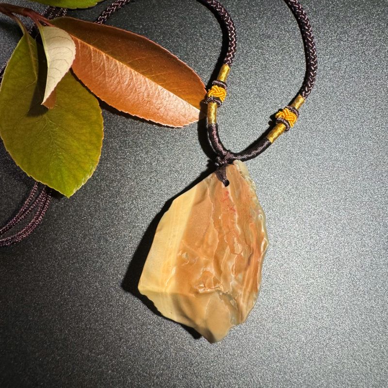 Himalayas Natural Magnetite Rare Stone Pendant