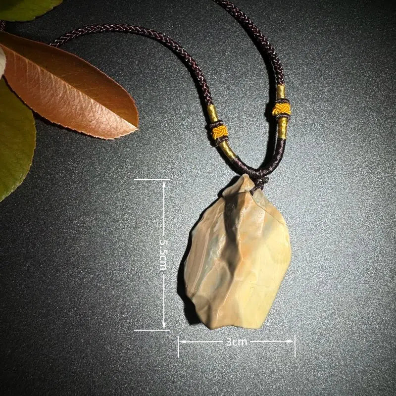 Himalayas Natural Magnetite Rare Stone Pendant