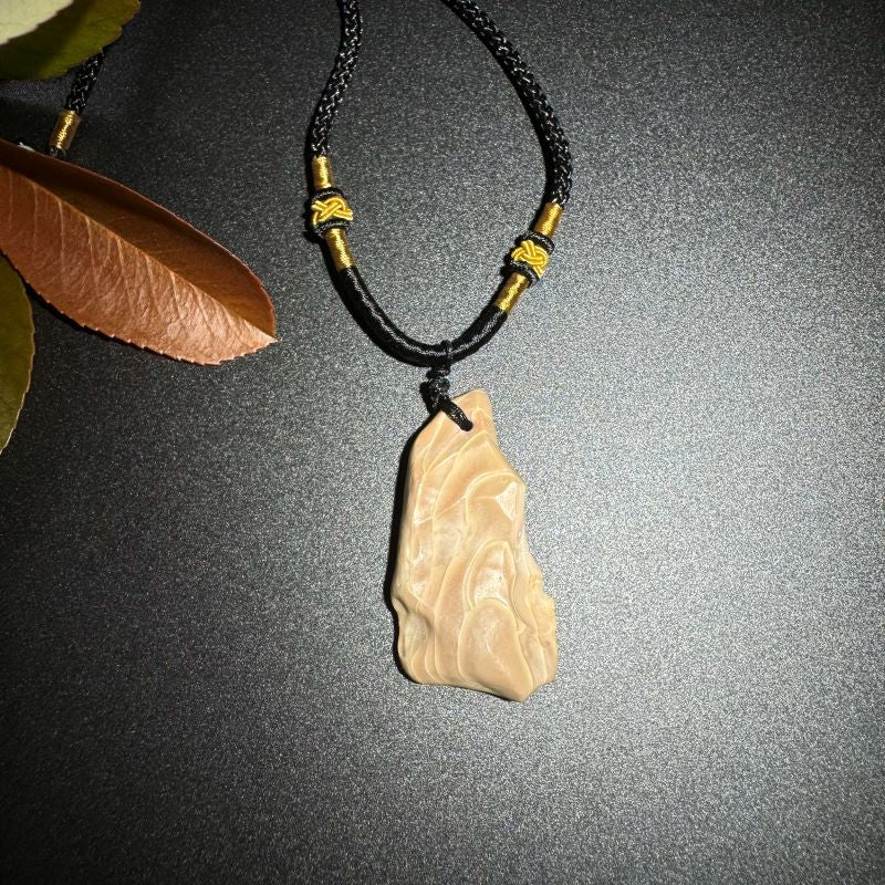 Himalayas Natural Siderite Rare Stone Pendant