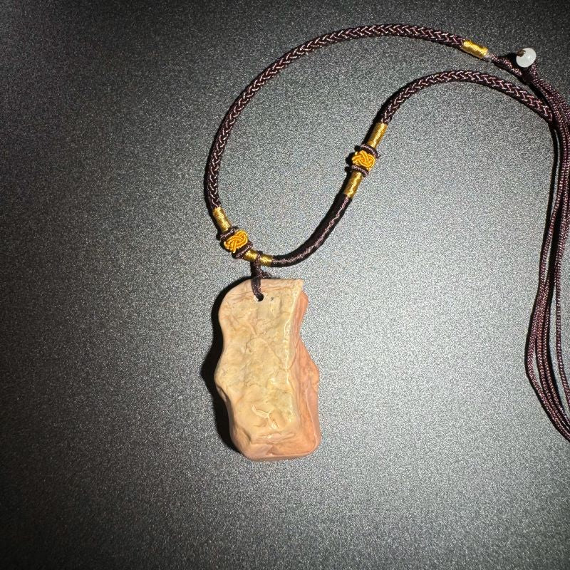 Himalayas Natural Smaragdite Rare Stone Pendant