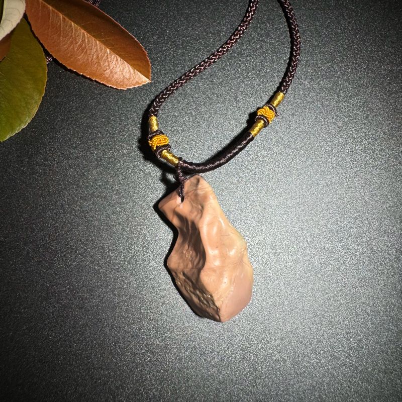 Himalayas Natural Smaragdite Rare Stone Pendant