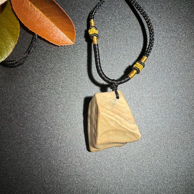 Himalayas Natural Willemite Rare Stone Pendant