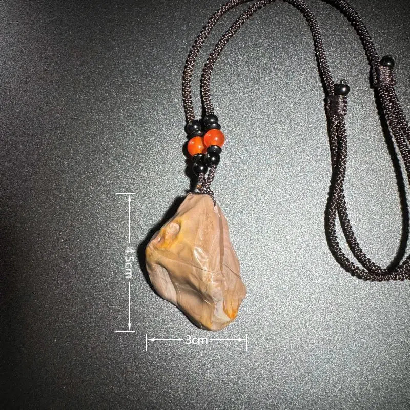 Himalayas Natural Zirconolite Rare Stone Pendant