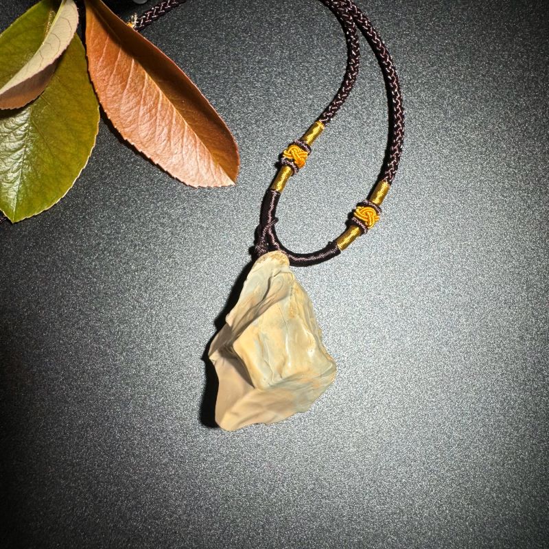 Himalayas Natural Howlite Rare Stone Pendant