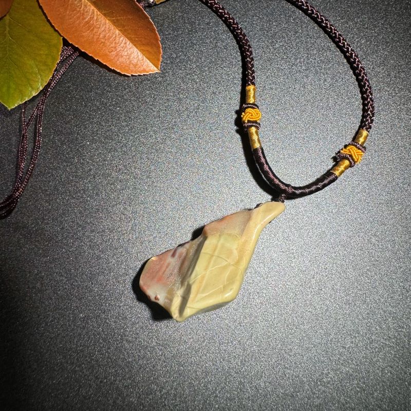 Himalayas Natural Axinite Rare Stone Pendant