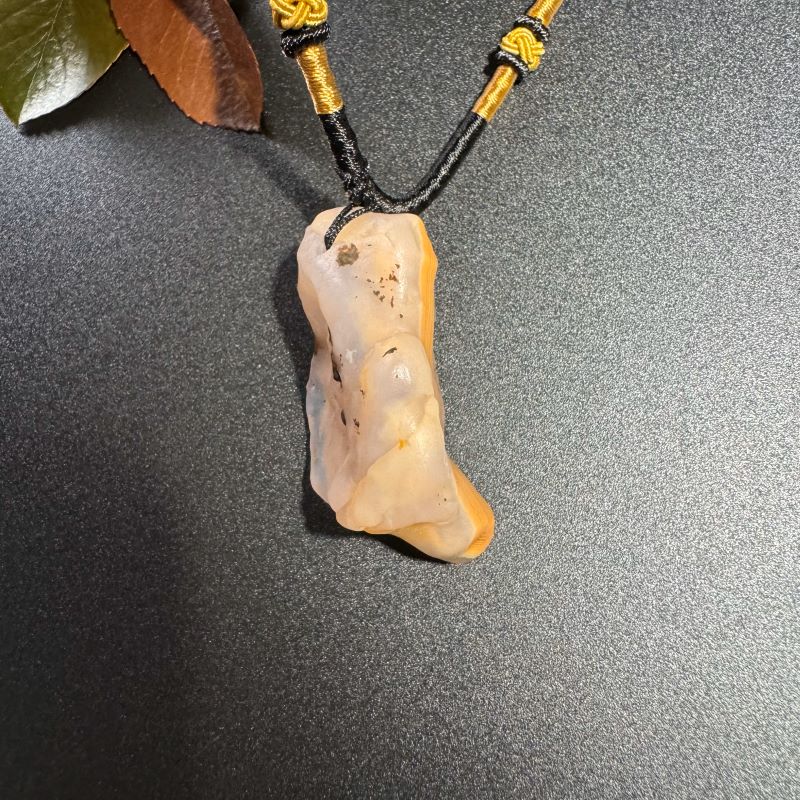 Himalayas Natural Magnesite Rare Stone Pendant