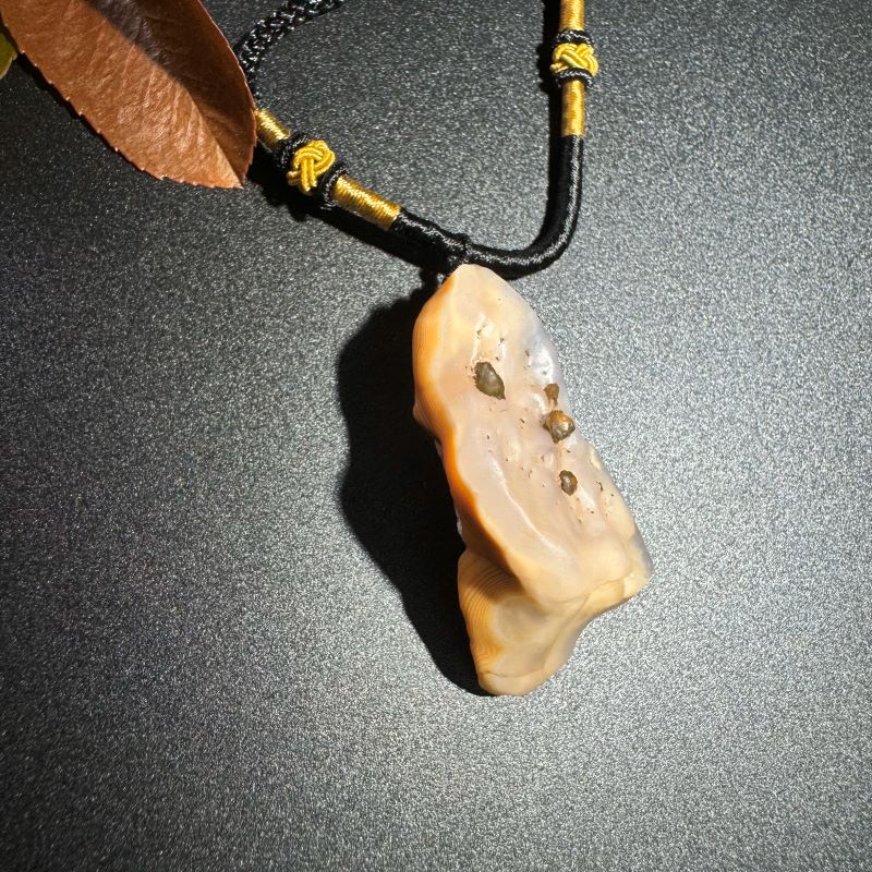 Himalayas Natural Magnesite Rare Stone Pendant